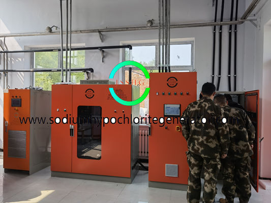 Automatic sodium hypochlorite generator system for drinking water