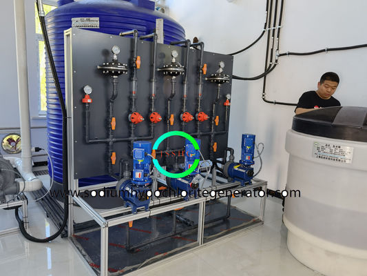Automatic sodium hypochlorite generator system