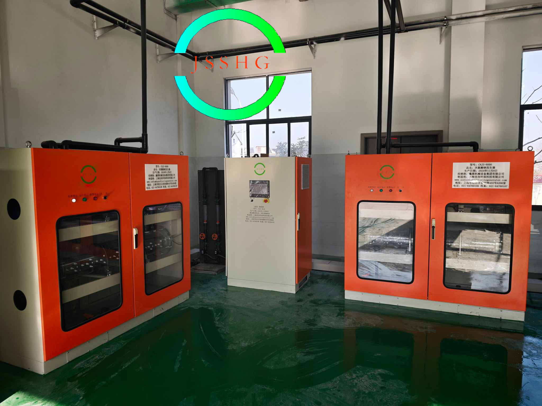 Large Manual Sodium Hypochlorite Generation System Electrolysis Of Brine Products