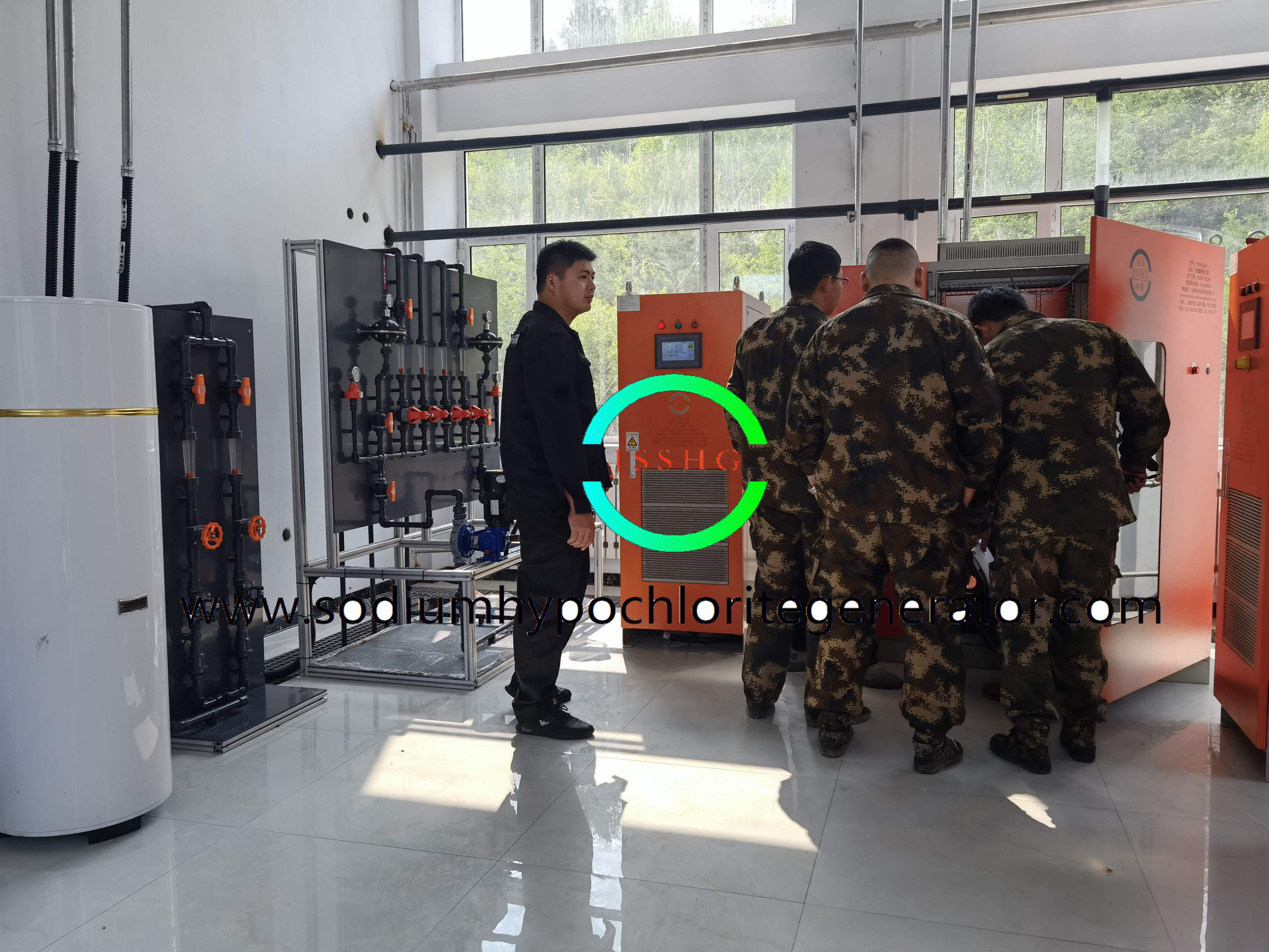 Automatic sodium hypochlorite generator system