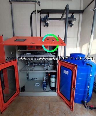 300 g/h Sistema de generación de hipoclorito de sodio Forma de electrólisis Solución de salmuera